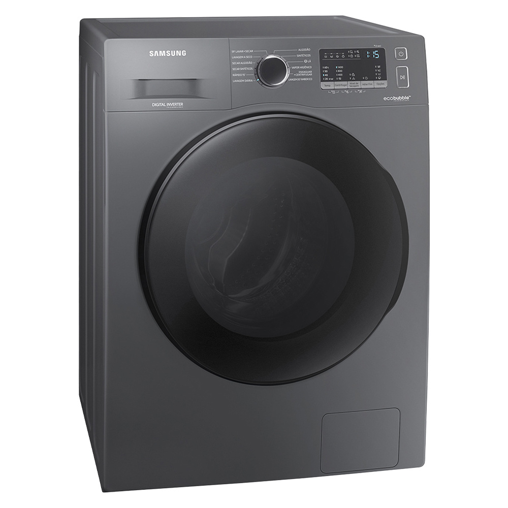 Lava e Seca Samsung EcoBubble 11kg Automática Cesto Inox WD11A4453BX
