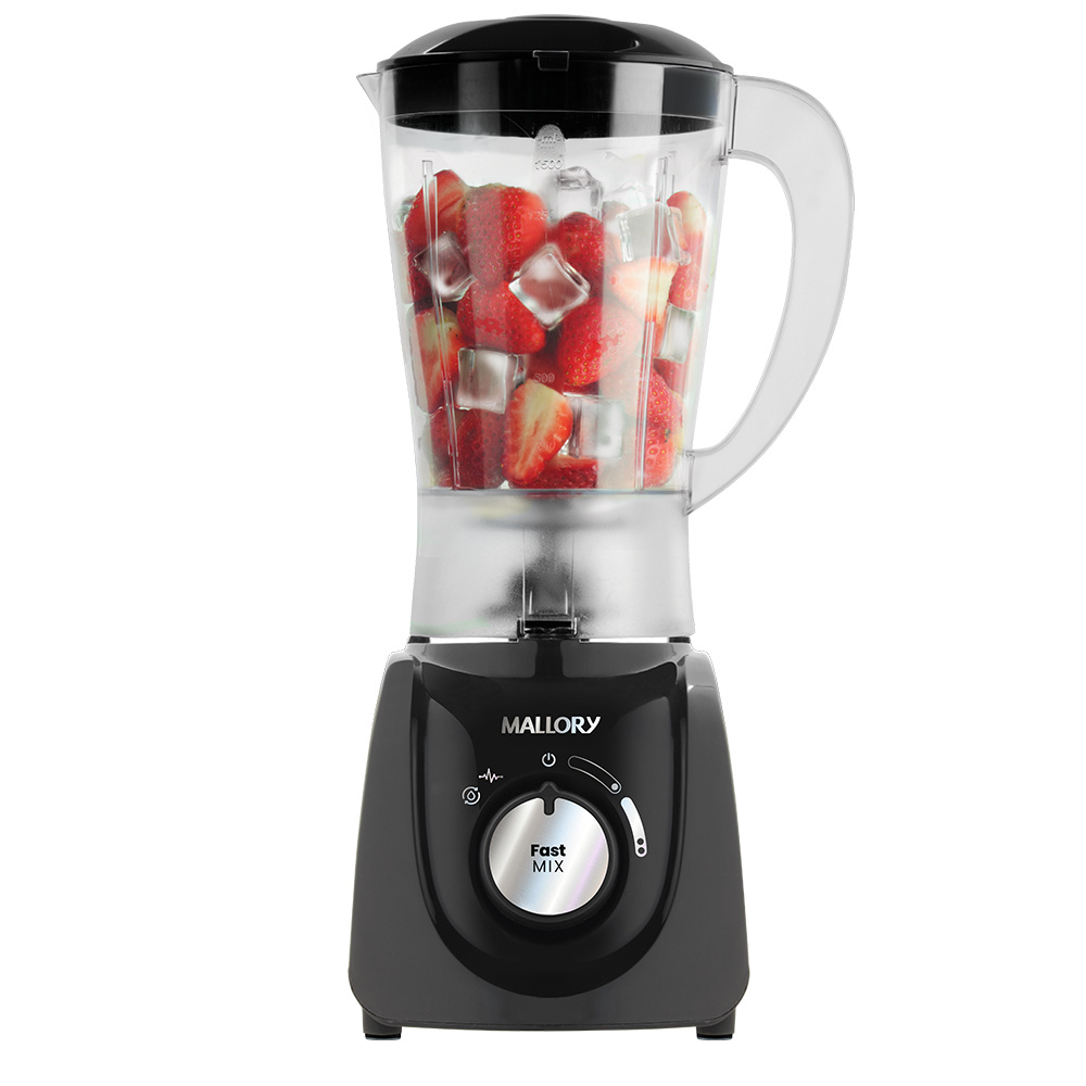 Liquidificador Mallory Fast Mix 1,5L 2 Velocidades 600W com Função Pulsar