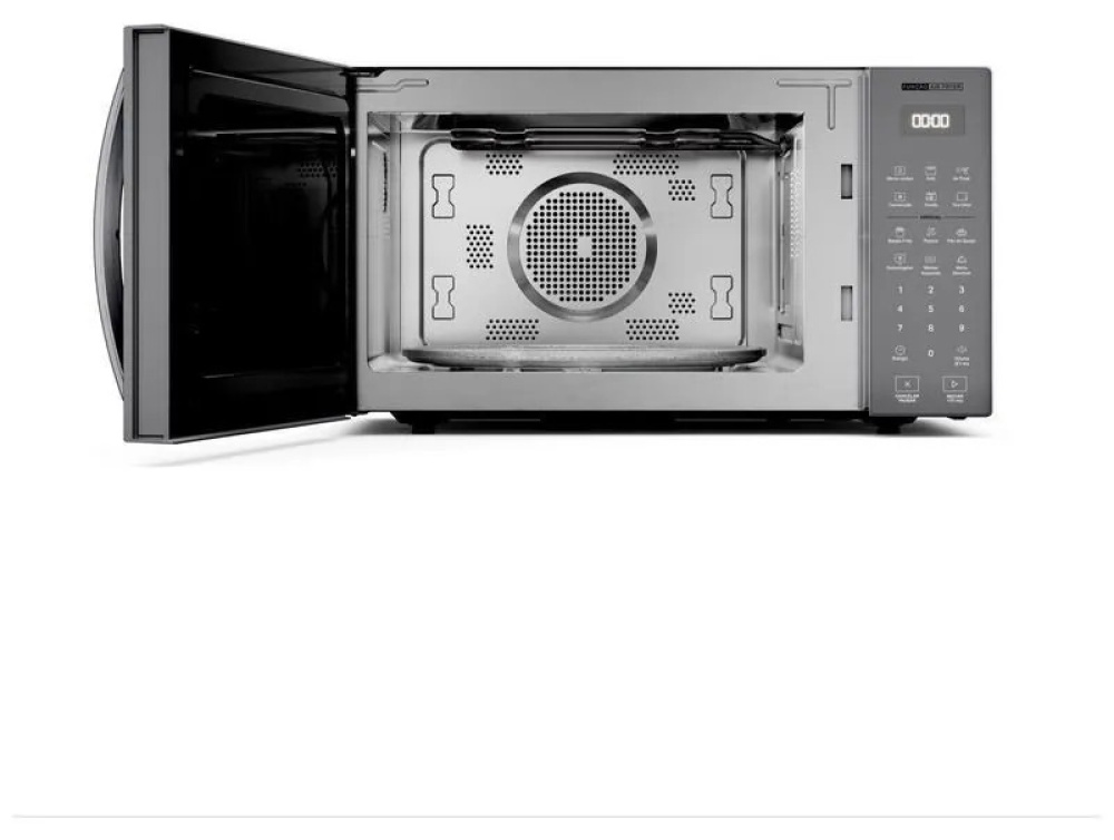 Micro-ondas Brastemp de Bancada 29 Litros Air Fryer Cinza BMC29AR