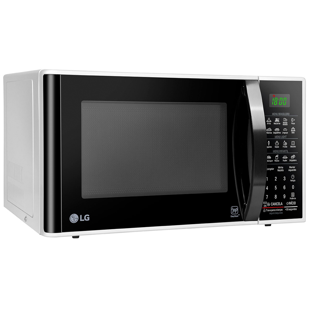 Micro-ondas LG 30L 800W com Easy Clean Função Descongelar MS3091BC