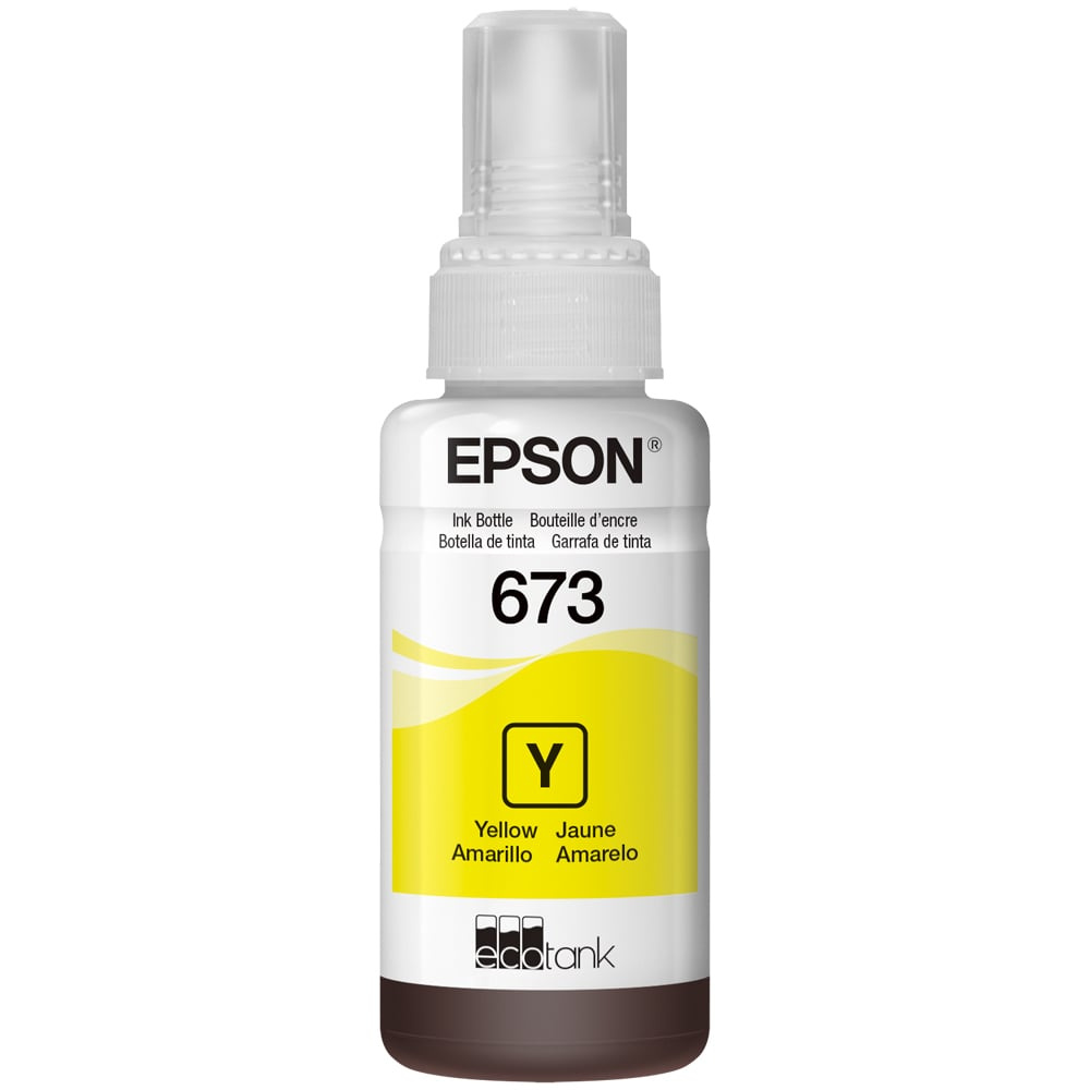 Refil para Tanque de Tinta Epson Amarelo T673420 - Rendimento até 5.400 Páginas