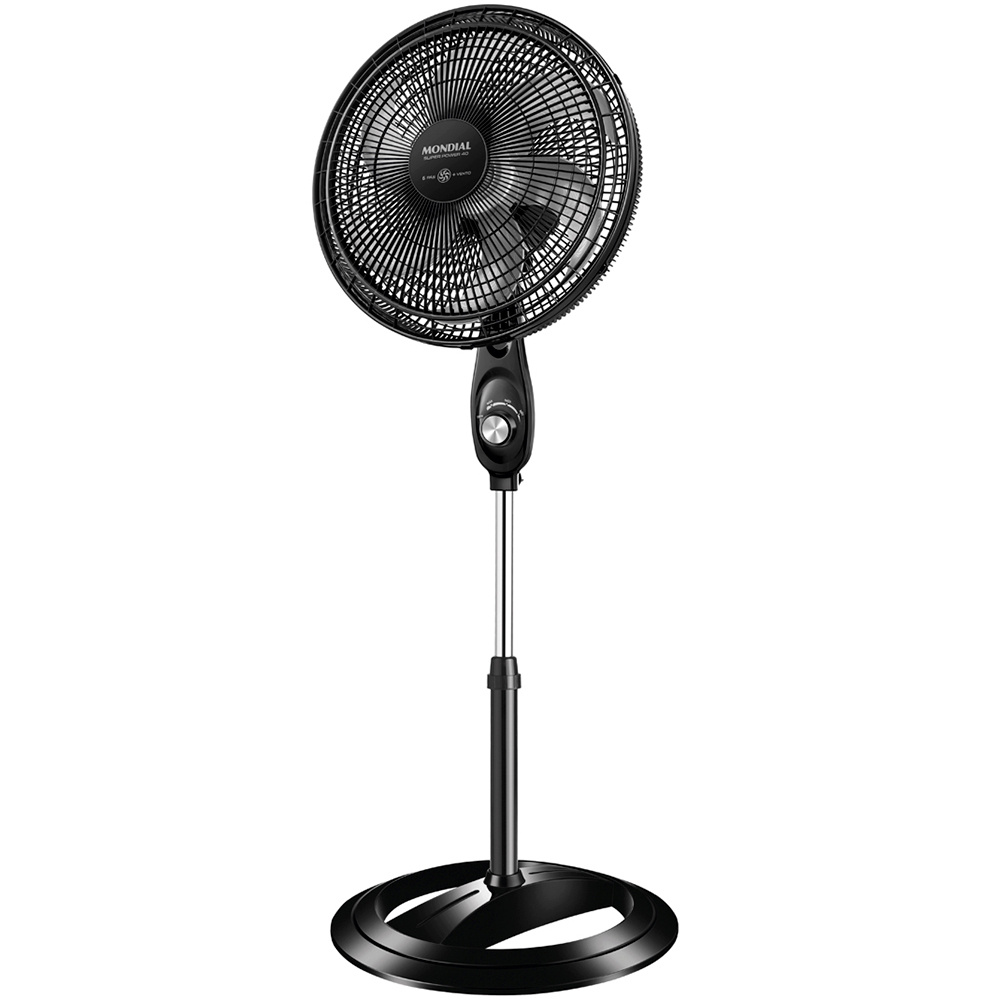 Ventilador de Coluna Mondial Super Power 40cm 6 Pás 140W VSP-40C-NB