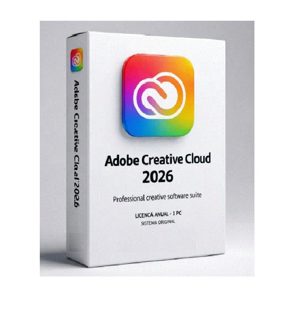 Adobe Creative Cloud 2026 Licença Original Vitalícia - C Nota Fiscal ...