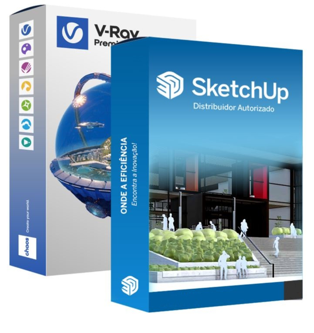 SketchUp Pro 2025 + V-ray - Windows e Mac - Licença Original Vitalícia ...