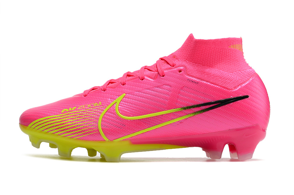 Nike mercurial superfly green and sales pink