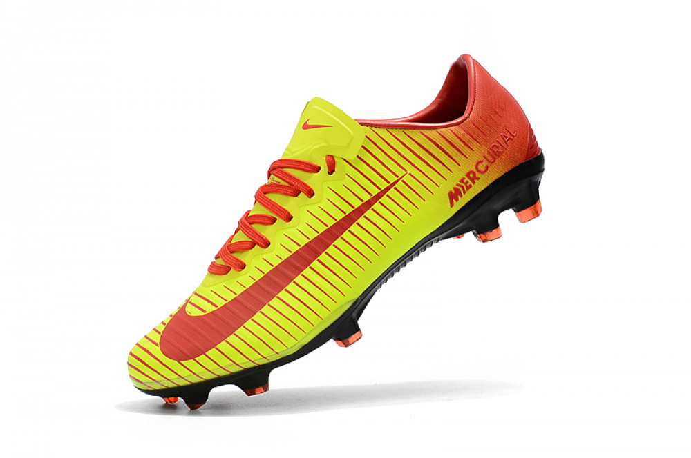 Nike mercurial vapor cheap red and yellow