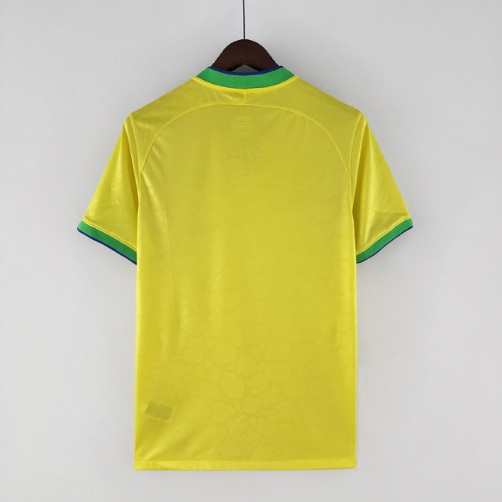 Camisa Brasil I 2022 Copa do Mundo Masculina - Amarela - Jerseys