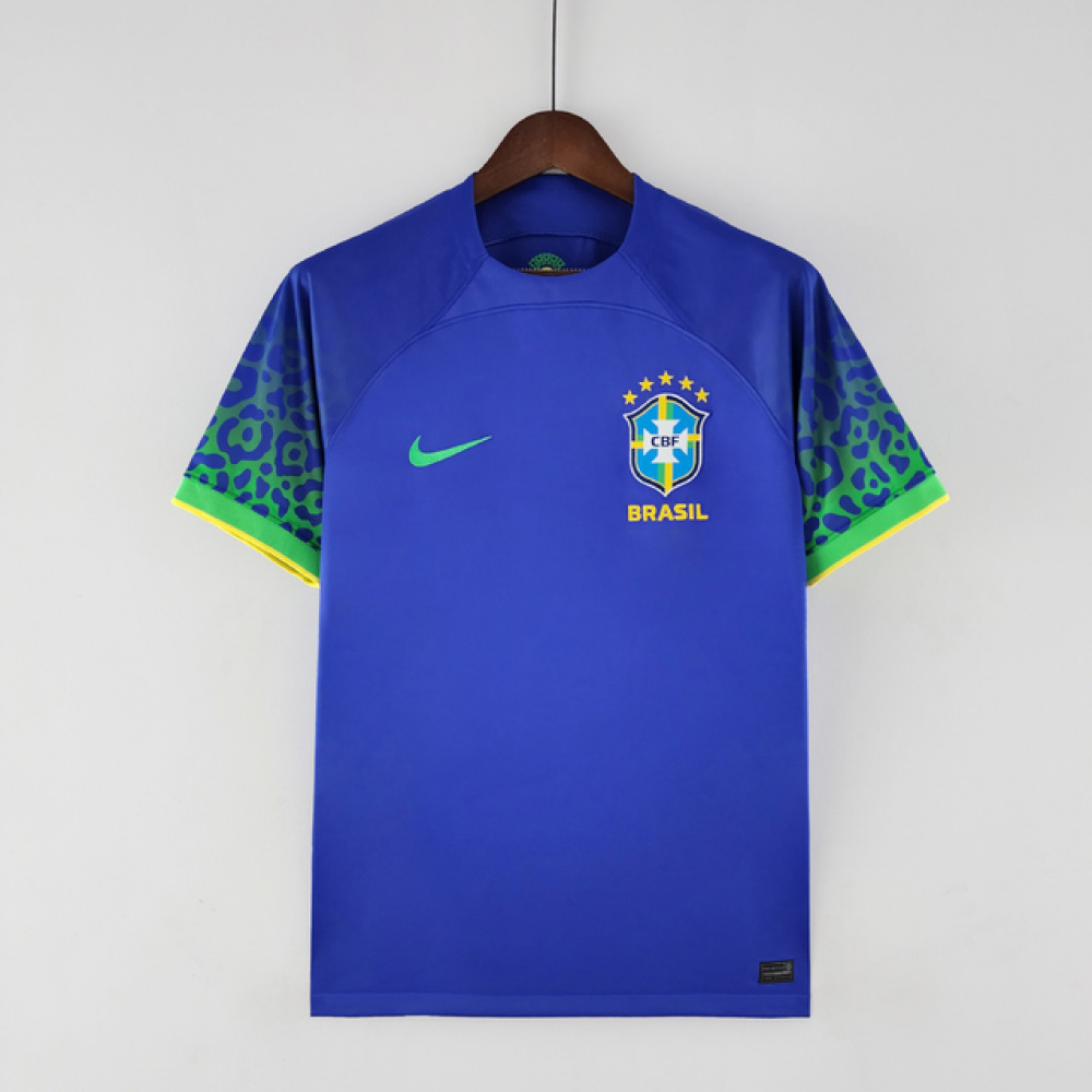 Camisa Seleção Brasileira II 2022 Copa do Mundo Masculina - Azul