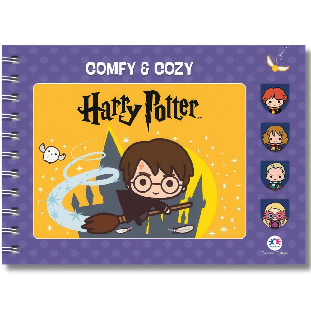 Livro de Colorir Harry Potter Comfy And Cozy Bobbie Good Sucesso no Tik ...