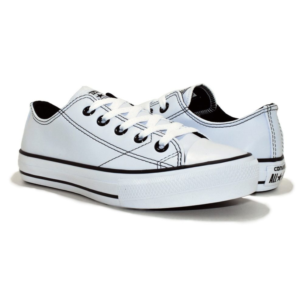 Tênis All Star Branco Couro Classic