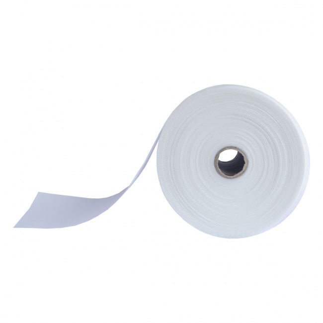 Entretela Nylon Textil Florence Liso Branco - 10cm de Largura