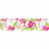 Passa Fita Estampado Floral Rosa 984 - Mod.92 - 10mts