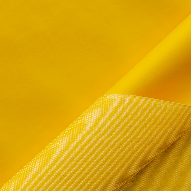 Tecido Corino Eternity Industria Superior Seda Liso Amarelo - 1,40m de Largura