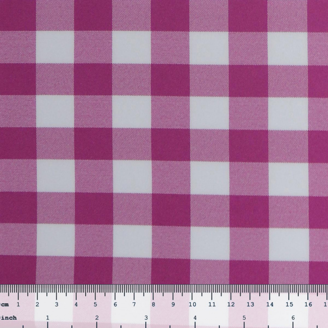 Tecido Estampado para Patchwork - Xadrez Pink (0,50x1,40) - Bazar Horizonte
