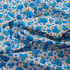 Tecido Tricoline Tricostar Estampado Amanda Azul - 1,50m de Largura