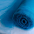 Tecido Tule Delfim Liso Azul Piscina - 2,40m de Largura