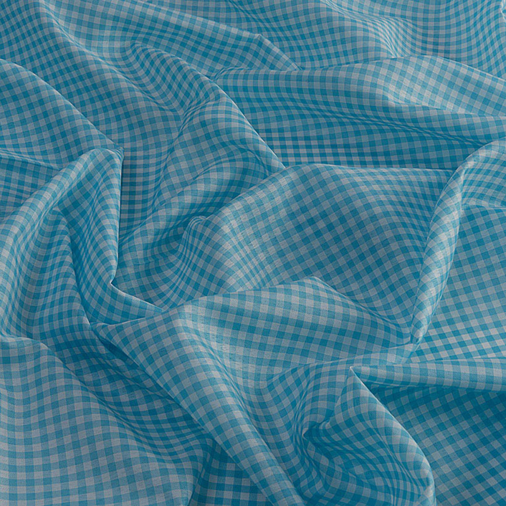 Gorgurinho Estampado Xadrez Azul - A Catarinense Tecidos