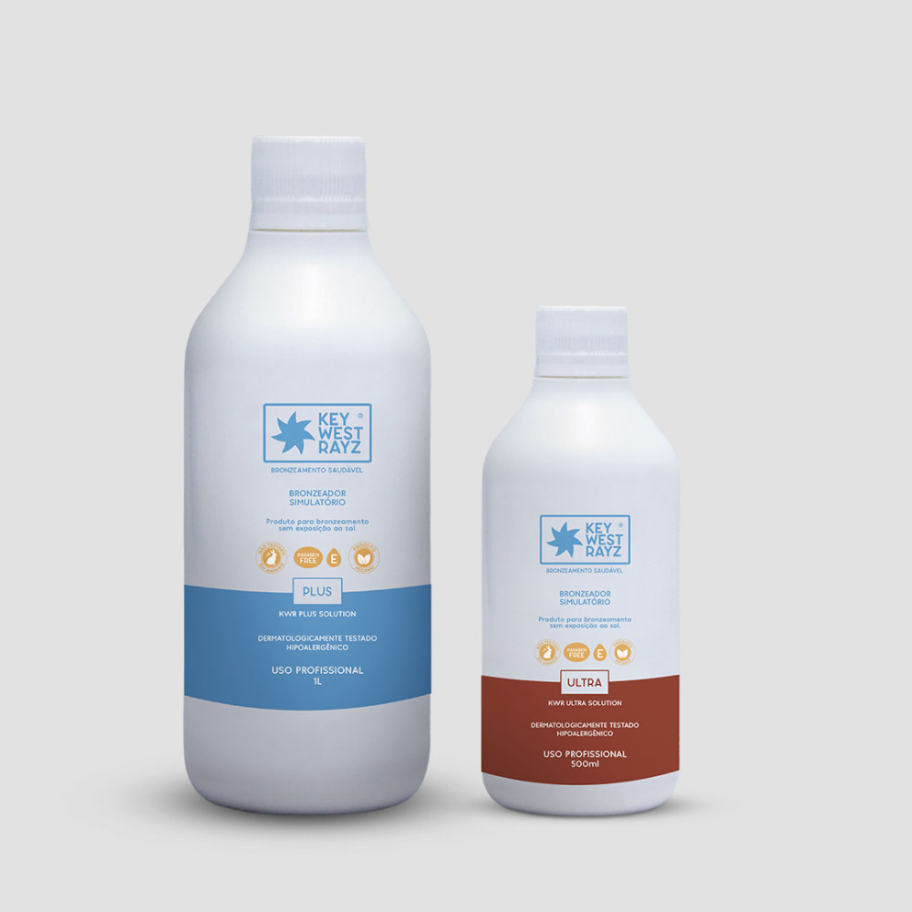 Combo Jet Bronze KWR Plus 1l + Plus 500ml 33 Aplicações Key West Rayz — free download