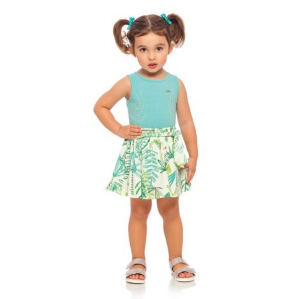 Conjunto Infantil Menina Blusa e Calça Jeans Milli&Nina - 001 a 08 - Marlan, Loja Oficial