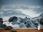 Painel Fotográfico Montanhas Alpes Suíços