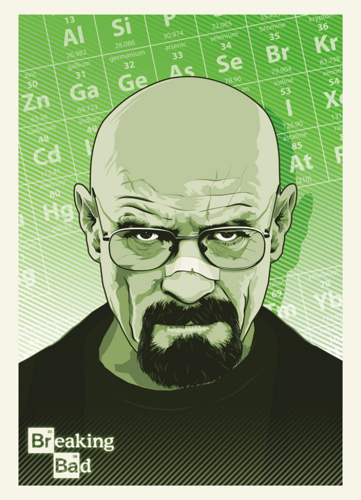 Quadro Breaking Bad Walther White