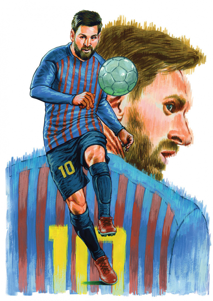 Quadro Craque Messi