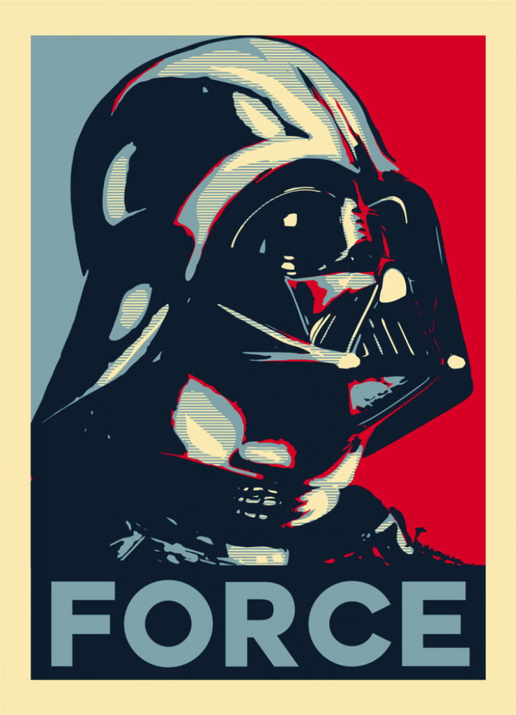 Quadro Darth Vader Force