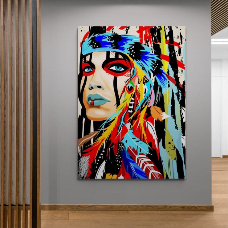 Tela Canvas Índia Apache