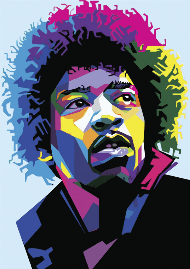 Quadro  Jimi Hendrix