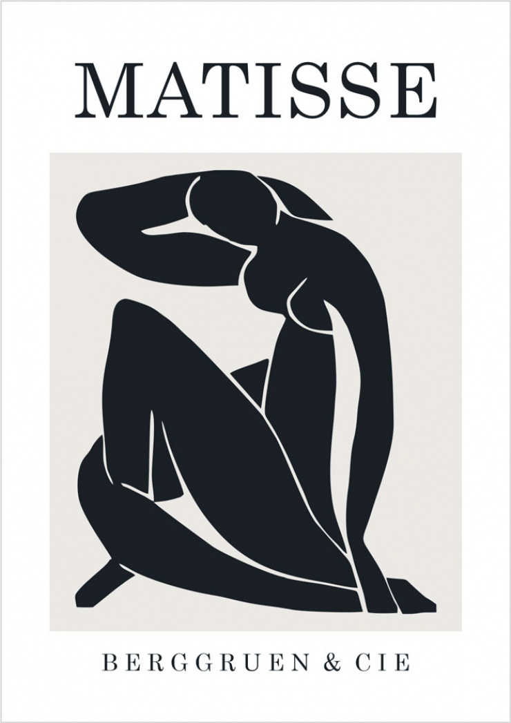 Quadro Matisse Black Nude