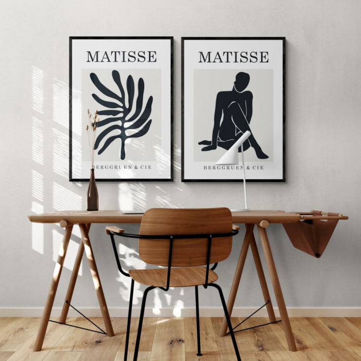 Quadro Matisse Deux - Kit de 2 Quadros
