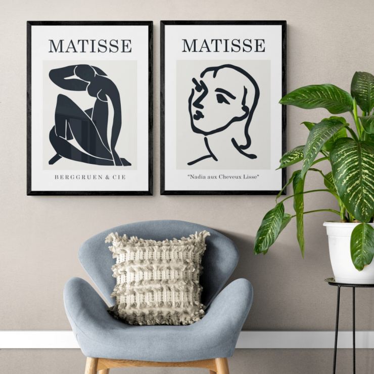 Quadro Matisse Duo - Kit de 2 Quadros