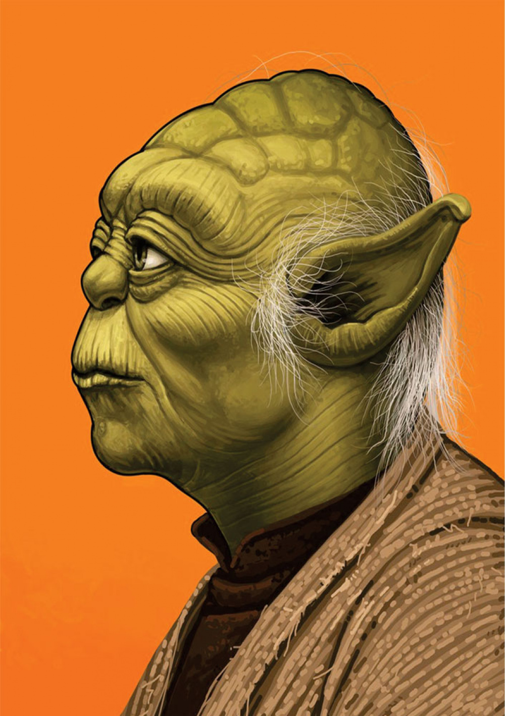 Quadro Decorativo Star Wars Yoda Pop Art 2