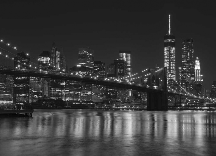 Tela Canvas Ponte do Brooklyn Bridge Nova York