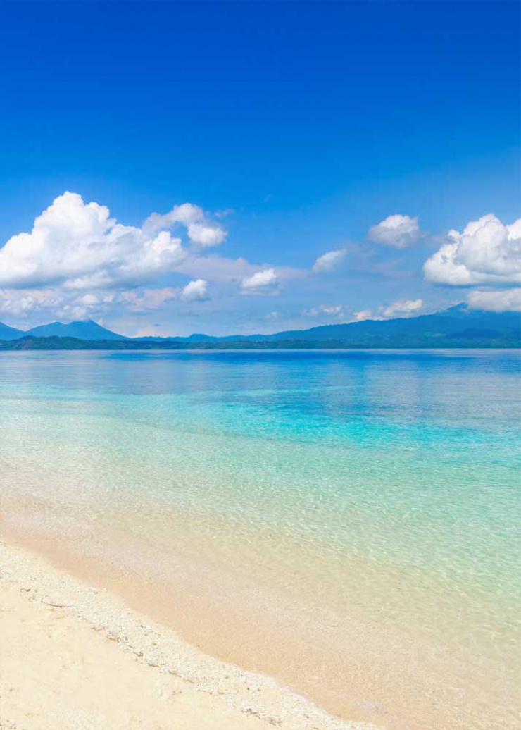 Quadro Praia Panorâmica Filipinas - Kit de 3 Quadros
