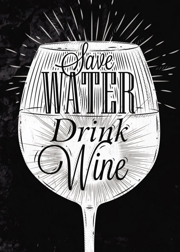 Quadro Save Walter Drink Wine