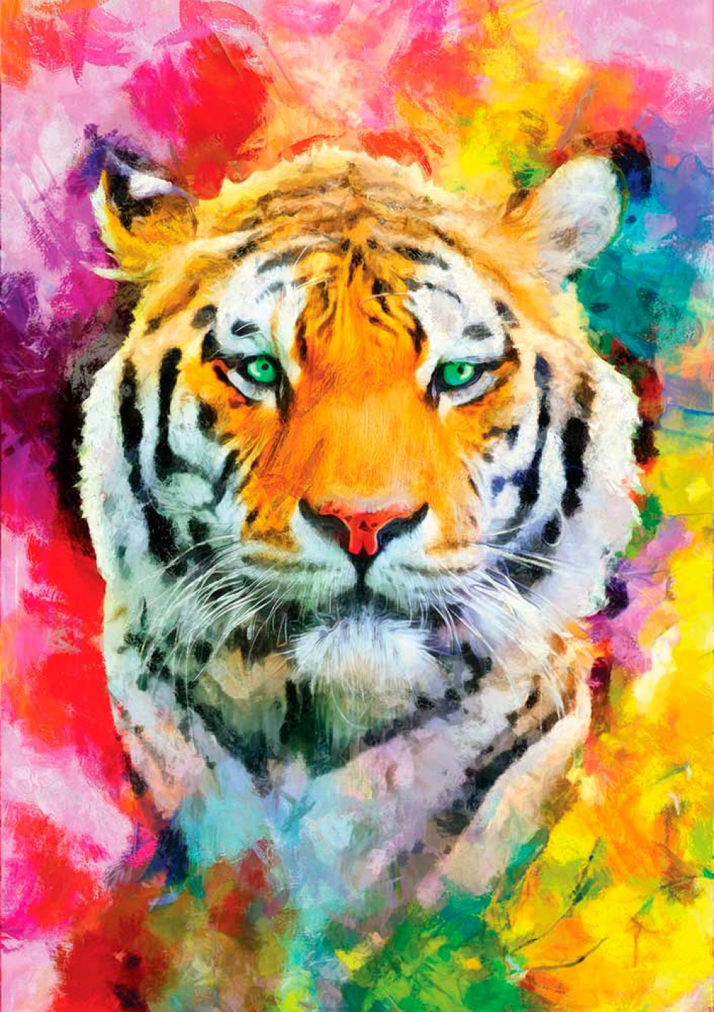 Quadro Com Animais Tigre Aquarela Kolor A Sua Loja De Quadros Online