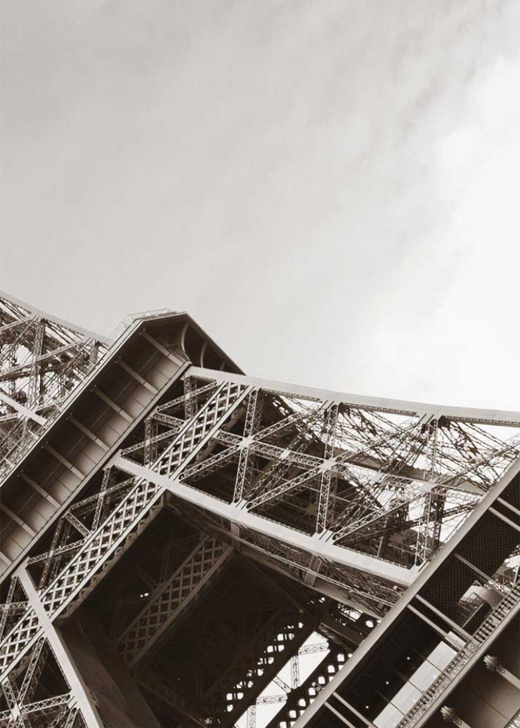 Quadro Torre Eiffel Paris - Kit de 3 Quadros