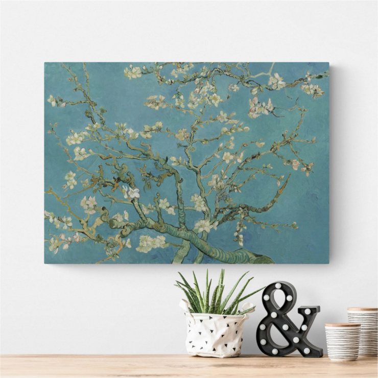 Tela Canvas Van Gogh Amendoeira Flor