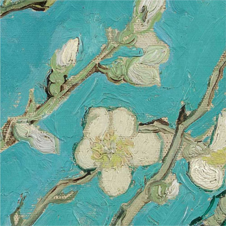 Quadro Van Gogh Amodeira Flor