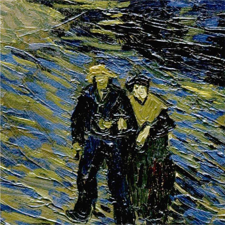 Quadro Decorativo 1 Tela Pintura A Noite Estrelada Van Gogh