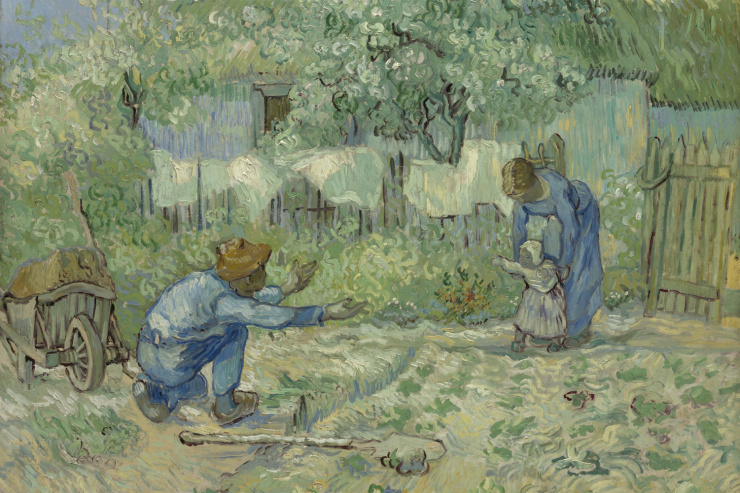 Tela Canvas Van Gogh Primeiros Passos