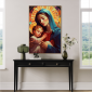 Tela Canvas Menino Jesus e Virgem Maria