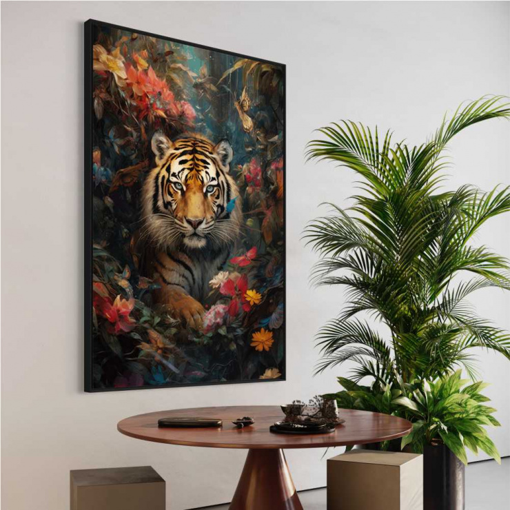 Tela Canvas Tigre Nature