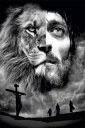 Telas Canvas Jesus Cristo e o Leão de Judá