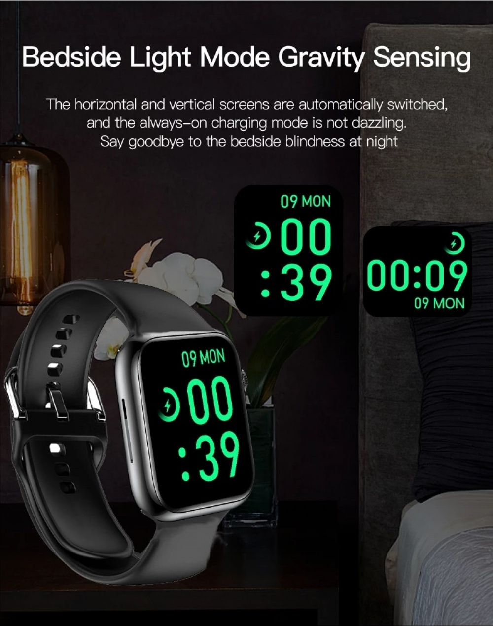 Relógio inteligente série 8 tela hd esportes freqüência cardíaca