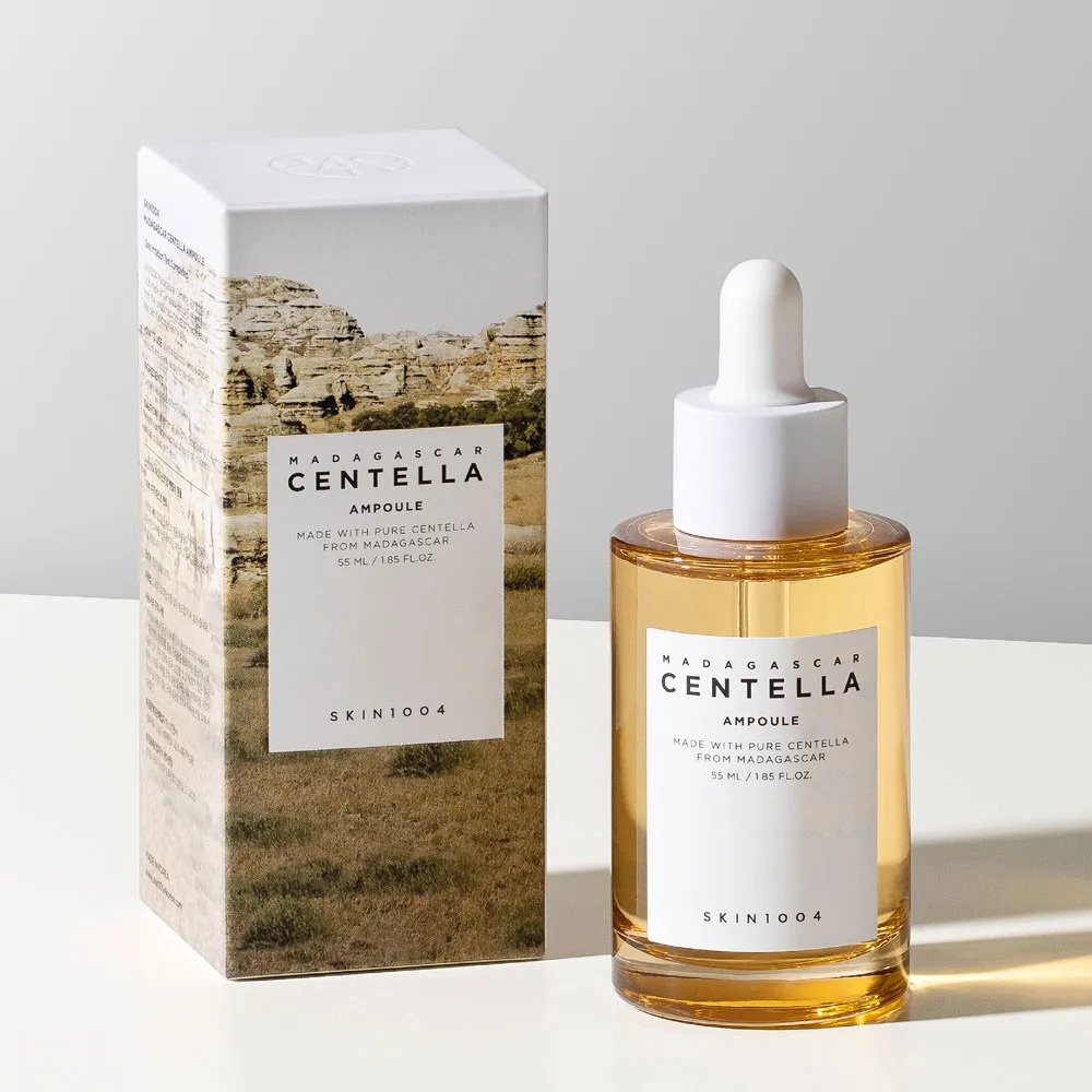 Sérum facial com centela asiática Ampola Facial SKIN1004 Madagascar Centella  Ampoule - LabKo | Sua loja favorita de cosméticos coreanos