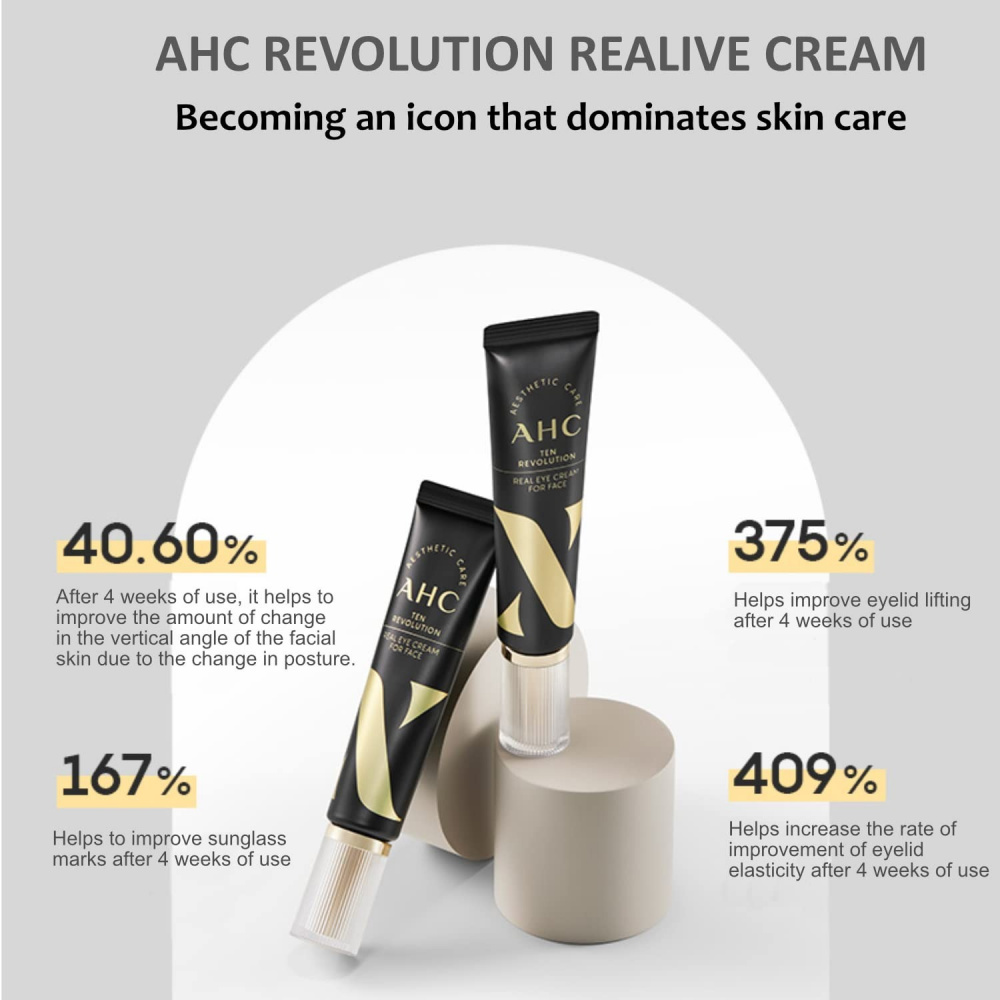 Creme p/ olhos AHC Ten Revolution Real Eye Cream 30ml - LabKo