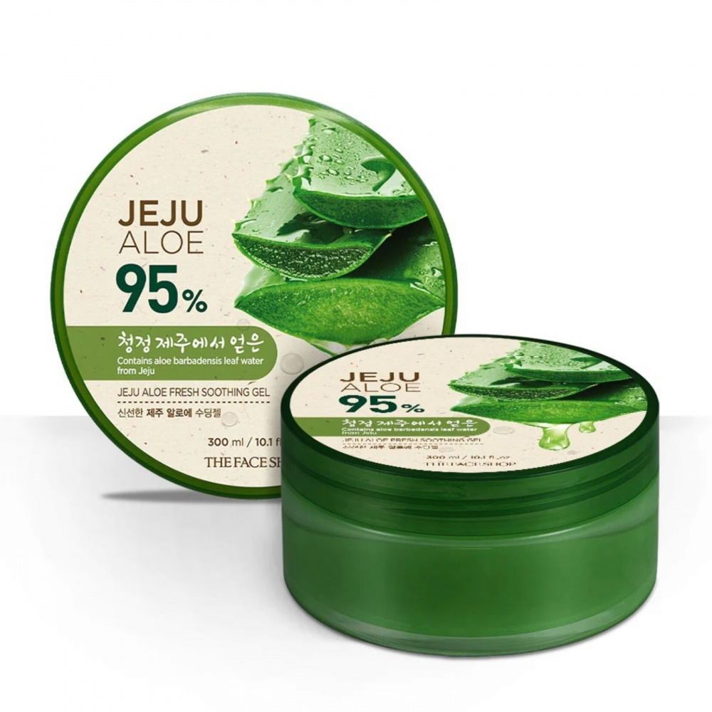 Gel Calmante The Face Shop Aloe Jeju Aloe 99% Soothing Gel 300ml