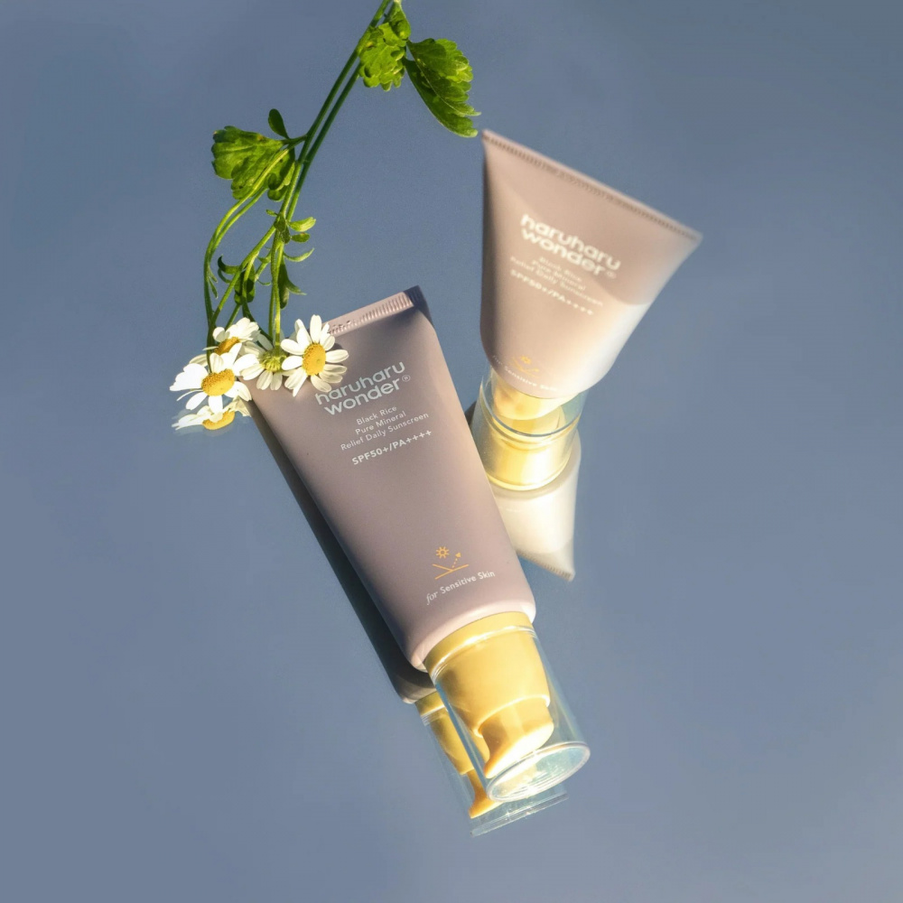 Protetor solar líquido facial Haruharu Wonder Black Rice Moisture